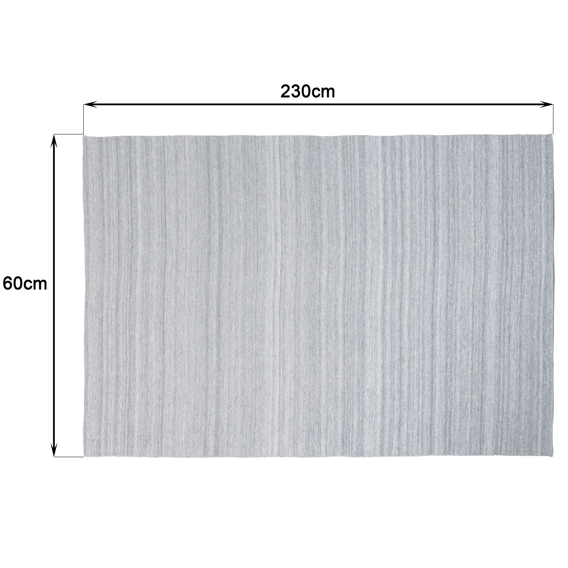 Tapis d’extérieur rectangulaire 160x230cm gris chiné COVINA