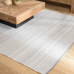 Tapis d’extérieur rectangulaire 160x230cm gris/blanc COVINA