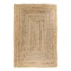 Tapis en jute tressée 180 cm - format rectangulaire, esprit bohème FEZ