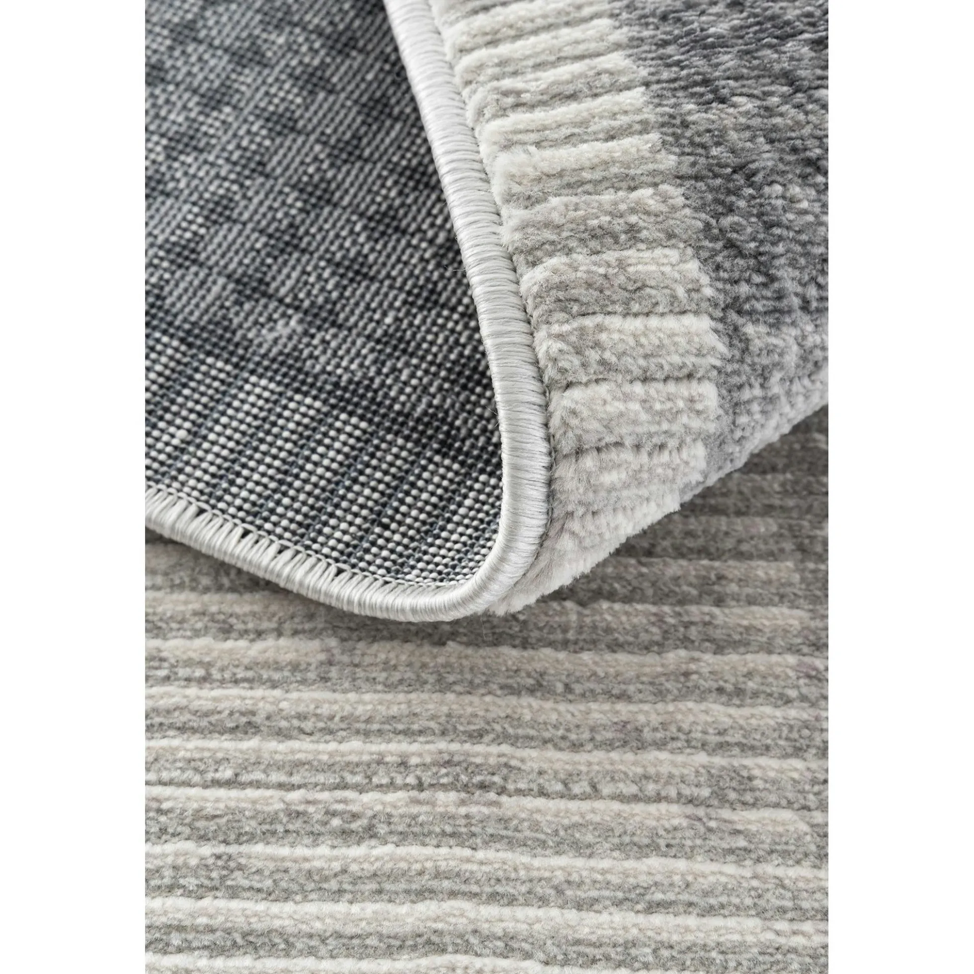 Tapis gris motifs géométriques – 120x180 cm ISTANBUL