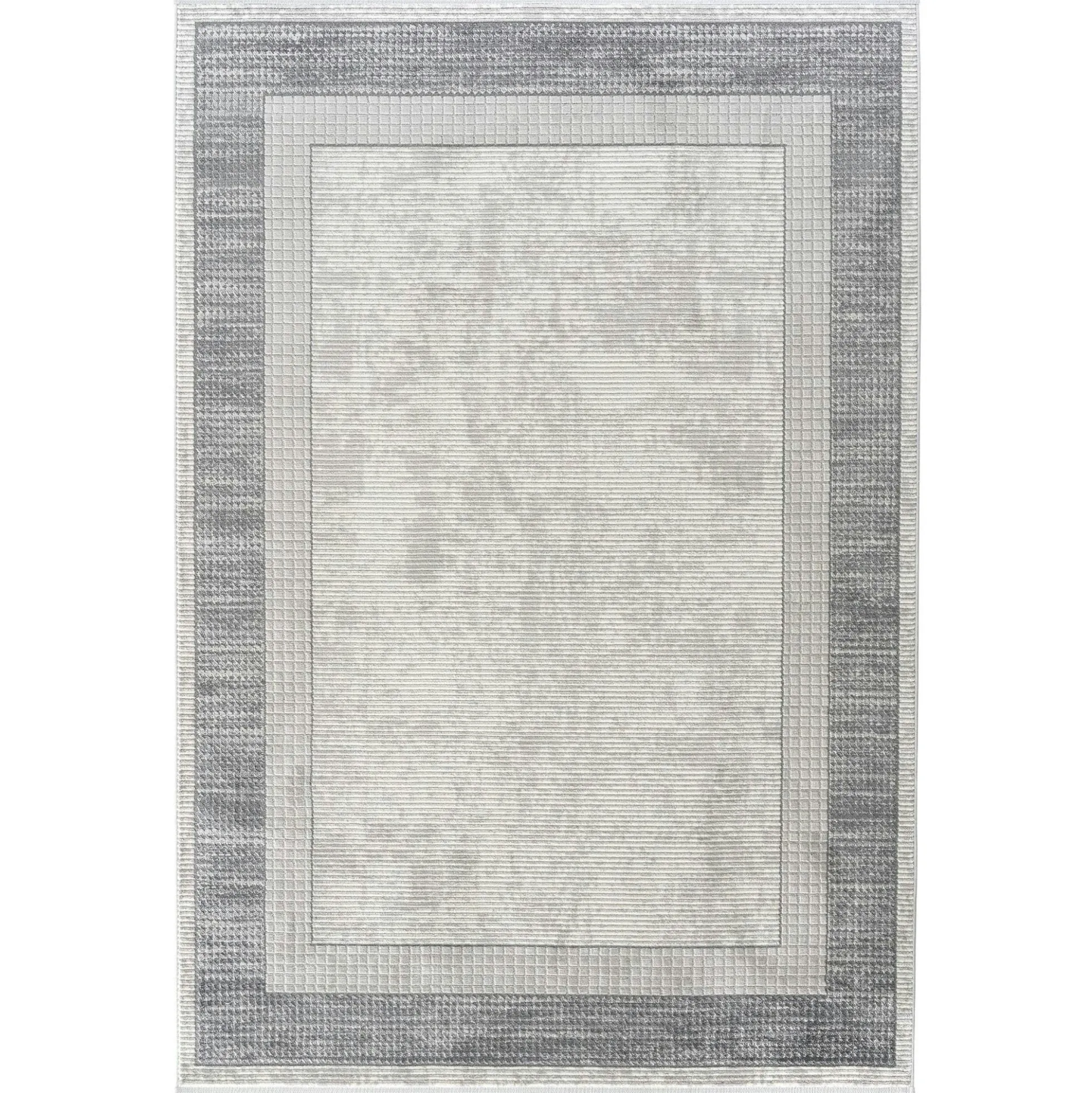 Tapis gris motifs géométriques – 120x180 cm ISTANBUL