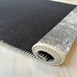 Tapis oriental gris patiné – vintage, 160x230 cm ISTANBUL