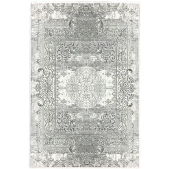 Tapis oriental gris patiné – vintage, 160x230 cm ISTANBUL