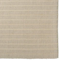 Tapis rectangulaire 160 x 230 cm coton recyclé ivoire