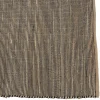 Tapis rectangulaire 160 x 230 cm jute et coton marron / noir