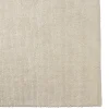 Tapis rectangulaire 160 x 230 cm laine bouclée ivoire