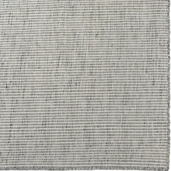 Tapis rectangulaire 160 x 230 cm laine tissée gris chiné