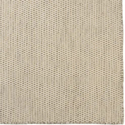 Tapis rectangulaire 200 x 290 cm laine tissée marron chiné