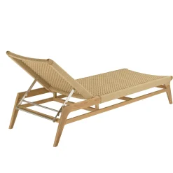 Transat teck et tressage couleur naturelle SUMMER