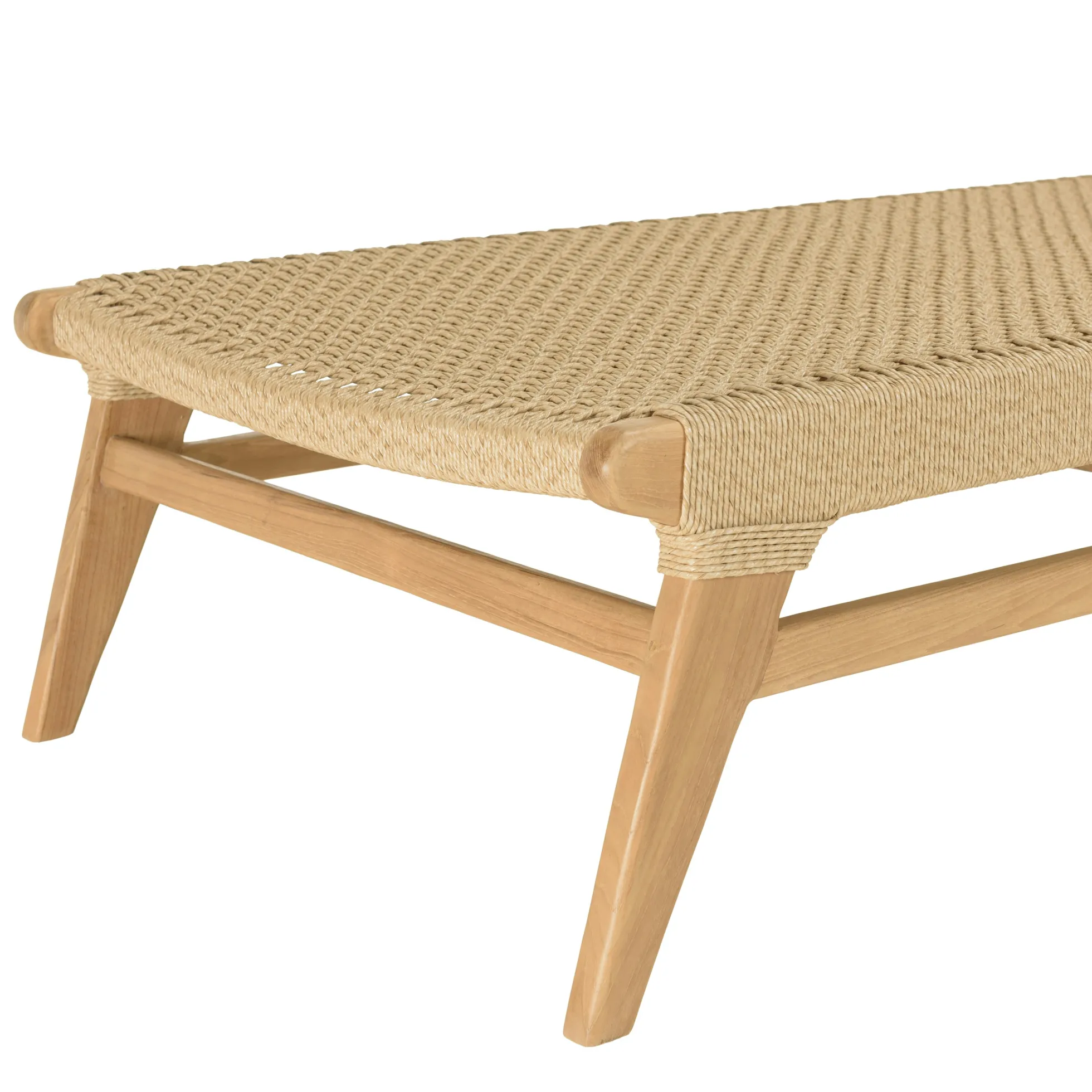 Transat teck et tressage couleur naturelle SUMMER