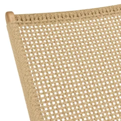 Transat teck et tressage couleur naturelle SUMMER