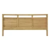 Tête de lit Hévéa pour lit couchage 160 186x4,5x80cm HELENA