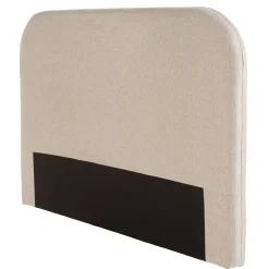 Tête de lit rembourrée pour lits 140/160cm couleur beige RIVANA
