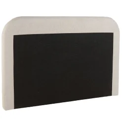 Tête de lit rembourrée pour lits 140/160cm couleur beige RIVANA