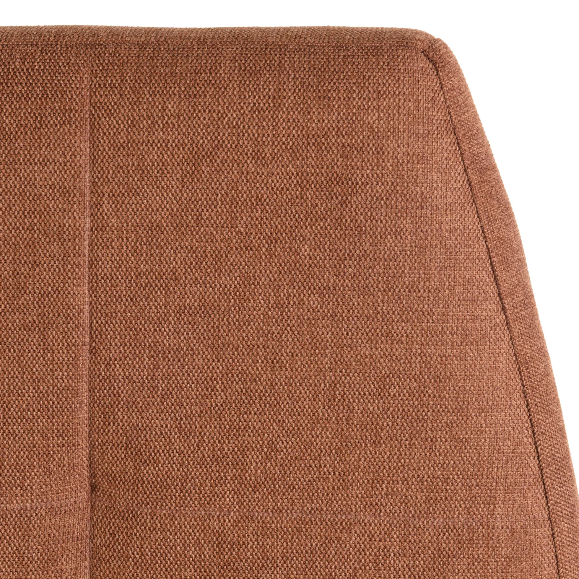 Tête de lit rembourrée pour lits 140/160cm couleur terracotta RIVANA