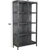 Vitrine industrielle métal verre ROADIES